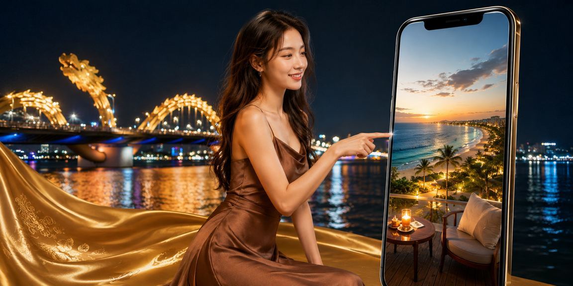 Người dùng tại Đà Nẵng thực hiện giao dịch nạp tiền trên điện thoại di động