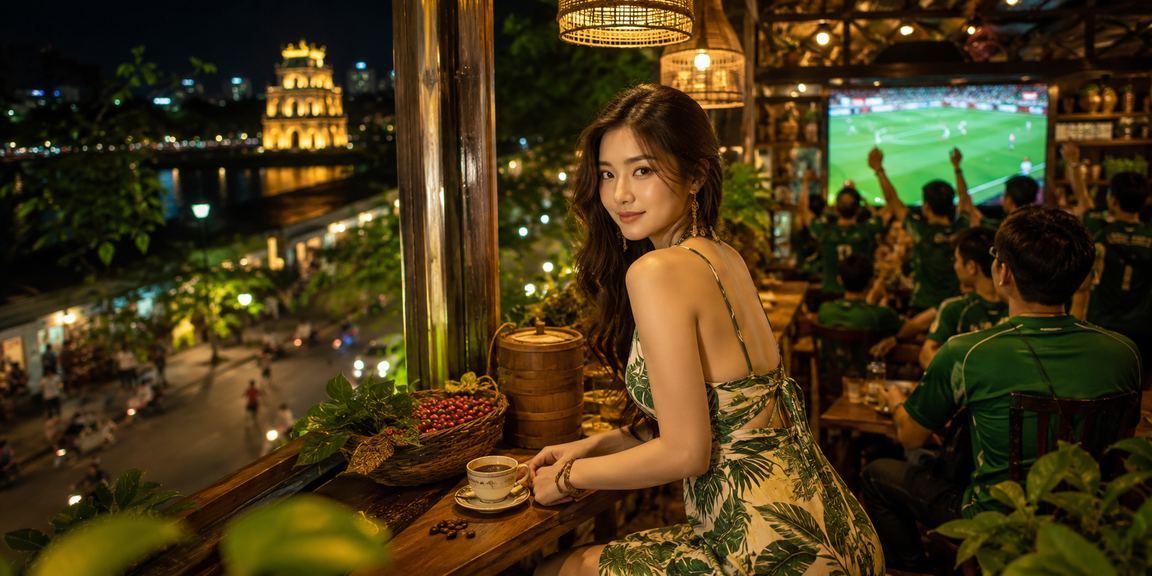 Người dùng VIP tại Hà Nội nhâm nhi cà phê và theo dõi kết quả cược trực tuyến trên điện thoại