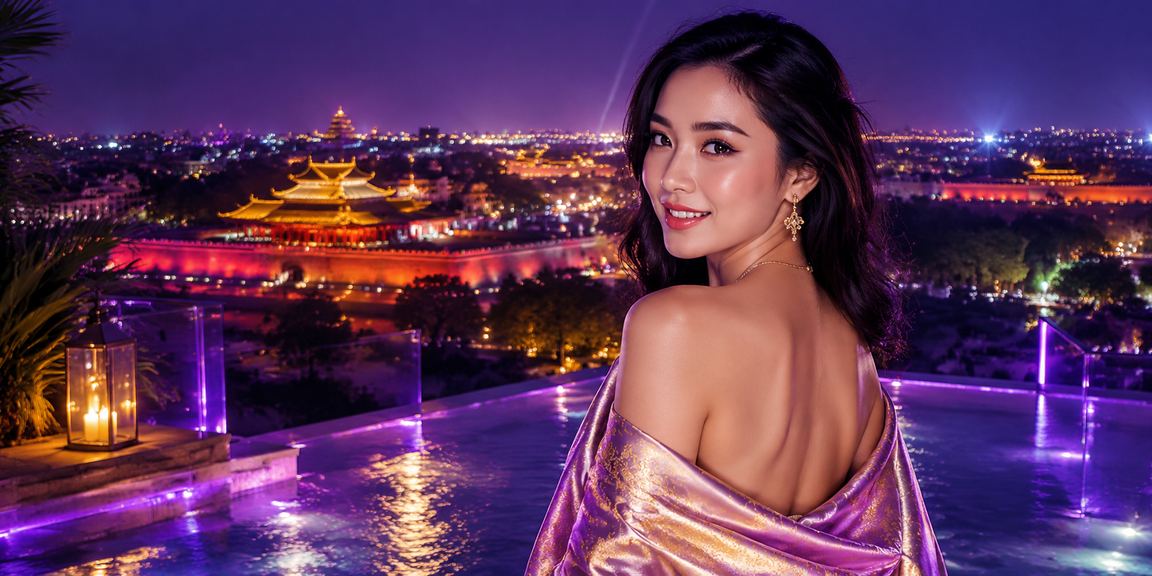 Bầu không khí chơi bài và live casino về đêm dưới ánh đèn neon tại Huế, Việt Nam